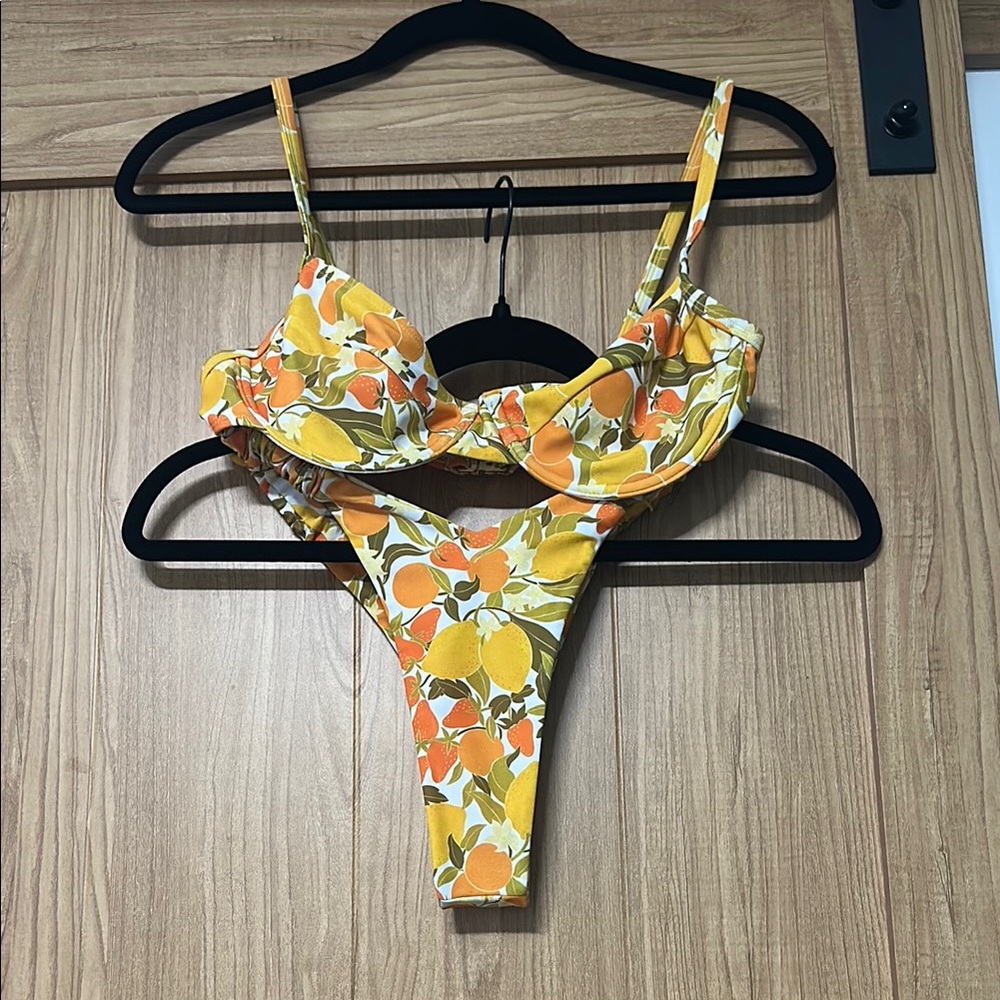 Fun Fruity Print Bikini “Italy Vibes”